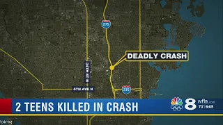 2 teens dead, 1 injured after alcohol-related crash on I-275, FHP says