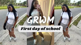GRWM + Vlog: First day of school *Senior year*