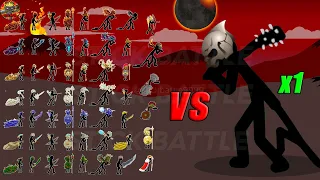 All Units in Stick War Legacy VS The Supreme Final Boss | STICK WAR LEGACY | STICK BATTLE