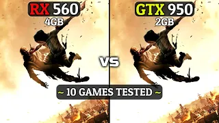 Rx 560 vs GTX 950 | This is called a real battle 🔥