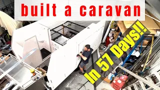 Full Timelapse DIY Caravan Build