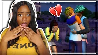 Discover University GAMEPLAY! (trailer reaction) THE SIMS 4