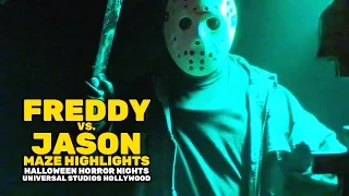 Freddy vs. Jason maze highlights at Halloween Horror Nights 2016, Universal Studios Hollywood