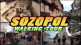 SOZOPOL Old Town Walking Tour - Bulgaria (4k)