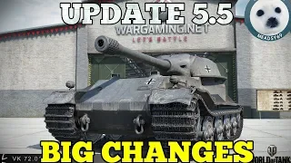 Wotb: Update 5.5 | Big changes