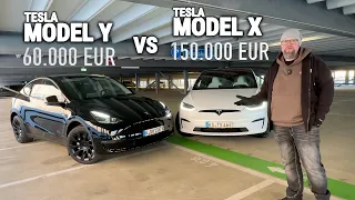 TESLA MODEL X PLAID VS TESLA MODEL Y LR MATERIALIEN UND VERARBEITUNG 🤪🔥🔥