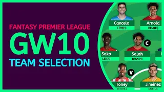 GW10 TEAM SELECTION | SALAH CAPTAIN THE WAY TO GO | FANTASY PREMIER LEAGUE TIPS 2021/22 | FPL MINUTE