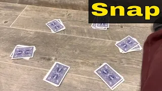 How To Play Snap Card Game-2 To 8 Players-Tutorial