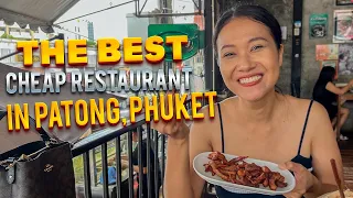 The Cheapest Restaurant in Patong, Phuket. Phuket Thailand