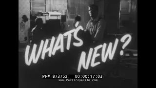 " WHAT'S NEW? "  1958 CHEVROLET PROMO FILM W/ PAT BOONE  CHEVY BEL AIR  87375z