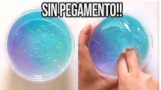 HAZ SLIME CON 1 INGREDIENTE💦 Probando Recetas SIN Pegamento