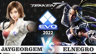Jaygeorgem (Asuka) VS Elnegro (Master Raven) - EVO 2022 - Tekken 7 - Winner Pools