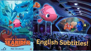 [2022] Nemo & Friends: SeaRider - ENG SUB - 4K 60FPS | Tokyo Disney Sea, Japan  (ニモ&フレンズ・シーライダー)