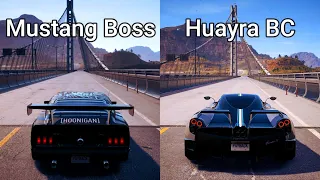 NFS Payback - Ford Mustang Boss vs Pagani Huayra BC - Drag Race