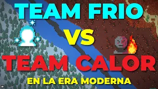 TEAM FRIO VS TEAM CALOR EN LA ERA MODERNA (MOD) WORLDBOX