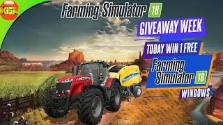 Farming Simulator 18 Multiplayer! 1000 Round Bales Challenge#2 Giveaway Ended