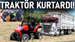 KAMYONLA TARLADA KALDIK! - KÜKREYEN EFSANE SCANİA KIRKAYAK (ARAGAZ SHOW) ETS 2 Mod T300RS GT