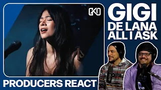 PRODUCERS REACT - All I Ask Gigi De Lana Reaction