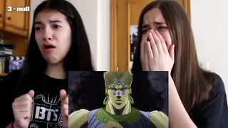 Girls react to the Pillar Men awaken