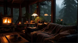 Cozy Ambience with Relaxing Rain Sounds | Listen To The Rain And Thunder On The Forest #cozyrain