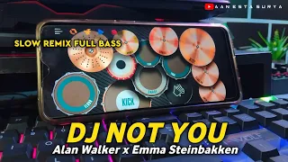 Dj Not You Slow Remix - Alan Walker Tiktok Viral | Real Drum Cover