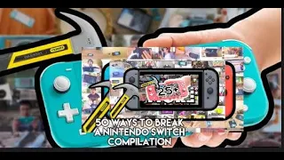 Plainrock124 50 ways to break a nintendo switch compilation (IN ORDER) #plainrock124 #nintendoswitch