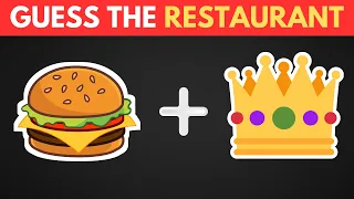 Guess the Fast Food Restaurant by Emoji? 🍔 Emoji Quiz