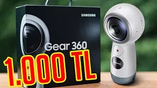 1.000 TL KUTU AÇILIMI!!! SAMSUNG GEAR 360 KAMERA