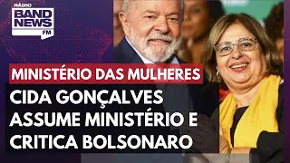 Cida Gonçalves assume Ministério das Mulheres e crítica governo bolsonaro