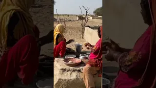 village woman's making roti...#oldtradition #love