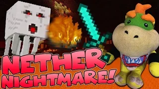 Bowser Jr Plays: Minecraft Episode 5- Nether Nightmare!