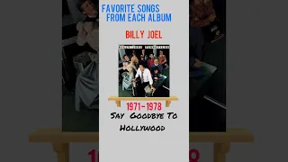 BILLY JOEL - FAVORITE SONG FROM EACH ALBUM PT1 (1971-1978) #shorts