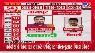 Nagpur Loksabha Election Exit Poll 2024 | tv9च्या एक्झिट पोलनुसार Nitin Gadkari आघाडीवर