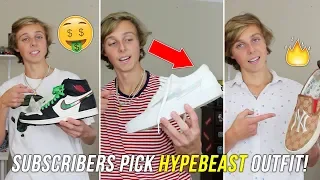 Subscribers PICK What HYPEBEAST OUTFIT I Wear TO SCHOOL! (Supreme, LV, ETC)