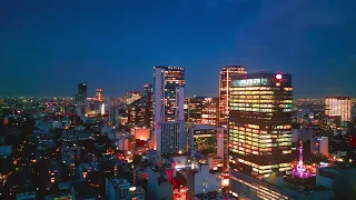 Dji Mini 3 Mexico City at Night