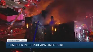 Detroit apartment fire breaks out early Friday morning