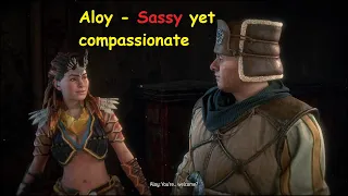 Aloy  -  Sassy yet compassionate