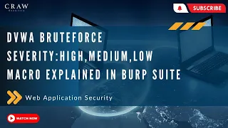 DVWA Bruteforce Severity: High, Medium, Low Macro Explained in Burp Suite | Web application Security