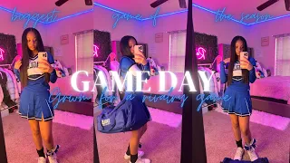 DAY IN THE LIFE OF A CHEERLEADER EDITION | Varsity Freshman Year + Rivalry Game