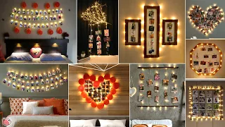 Trendy!! Living Room Decoration | Girls DiY | 11 Ways To Hanging Photos on Bedroom Wall