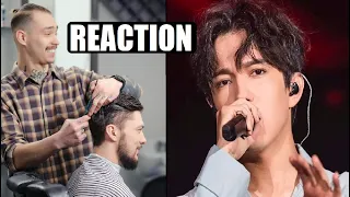 REACTION IN THE BARBERSHOP TO DIMASH / FOREIGNERS ARE WATCHING