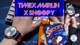 Timex Marlin X Snoopy Flying Ace Automatic Watch