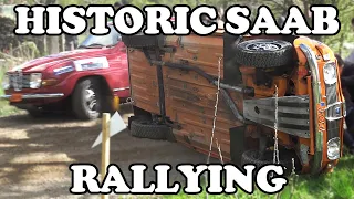 HISTORISKT SAAB RALLY! | Crash & Action HD