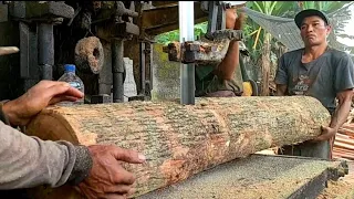 Kayu Kecil Vs Bandsaw36 Pandan Taiwan,,!! Penggergajian Kayu Jati