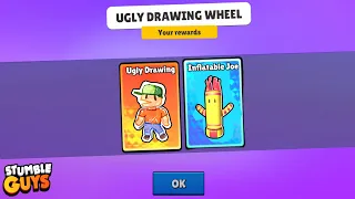 I Want UGLY DRAWING SPECIAL SKIN | UGLY DRAWING WHEEL - Stumble Guys 0.69