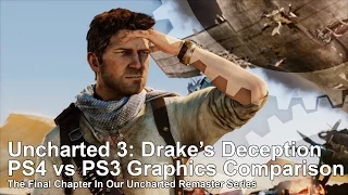 Uncharted 3: Drake's Deception PS4 vs PS3 Graphics Comparison