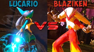 Pokken tournament - Lucario vs Blaziken