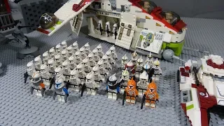 The Battle of Mantessa (p3) - Lego starwars stop motion (brickfilm)