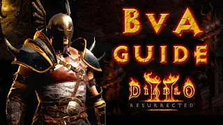 Ultimative BvA Barb Guide - Including Setups and Tactics [Diablo 2 Resurrected Character Guide]