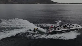 Winter  Wakesurfing